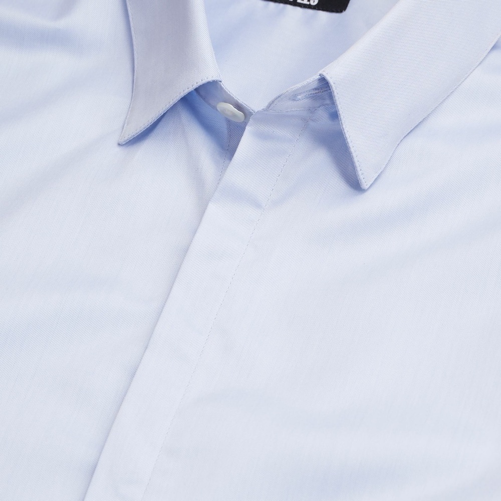 The Kooples Men's Light Blue Dress Shirt Adjusted SZ M NWOT - Picture 5 of 5